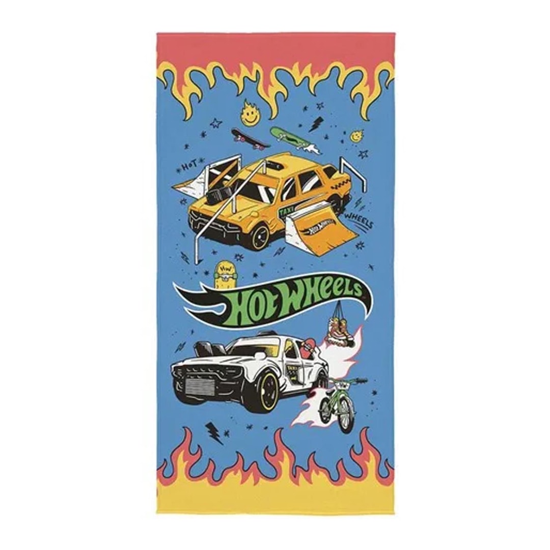 Toalha Lepper De Banho Infantil 6193301 Hot Wheels
