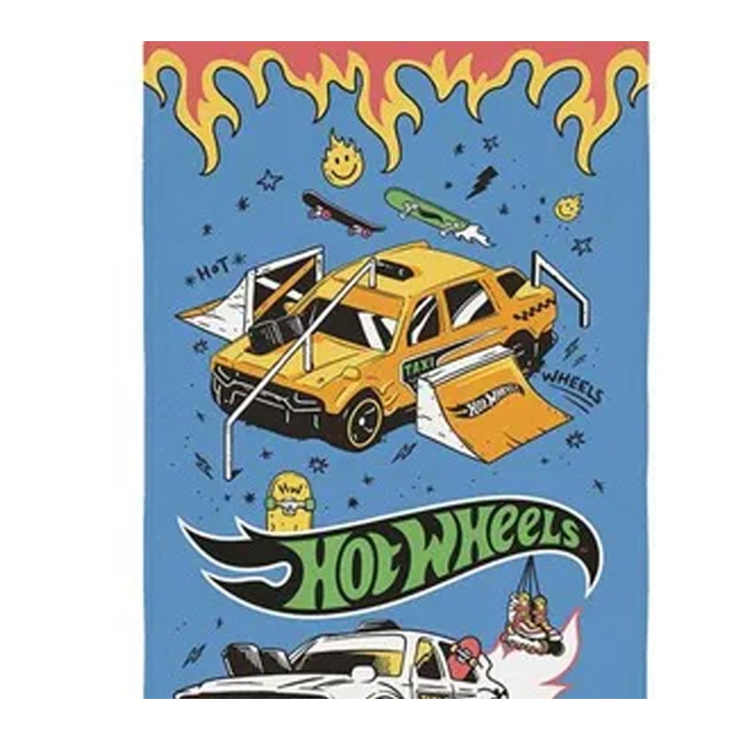 Toalha Lepper De Banho Infantil 6193301 Hot Wheels