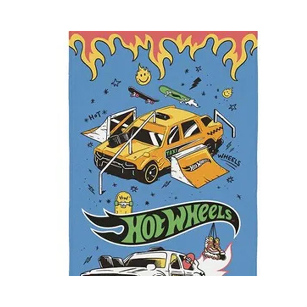 Toalha Lepper De Banho Infantil 6193301 Hot Wheels
