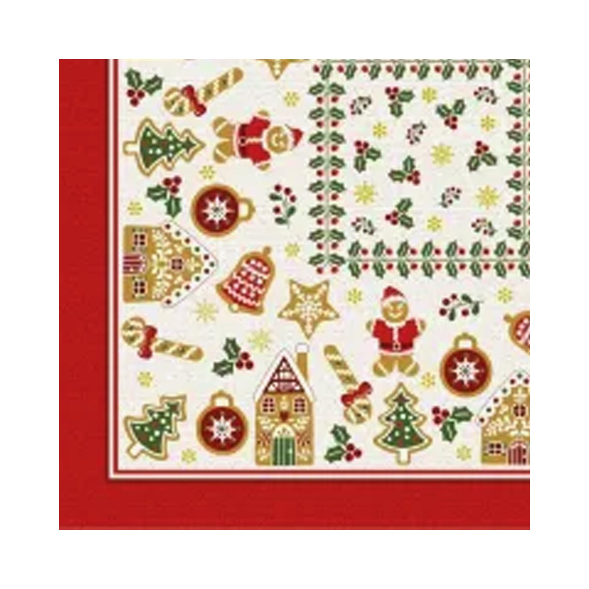 Toalha Lepper De Mesa Quadrada 036904 Natal/Enfeites Toalha Lepper De Mesa Quadrada 036904 Natal/Enfeites
