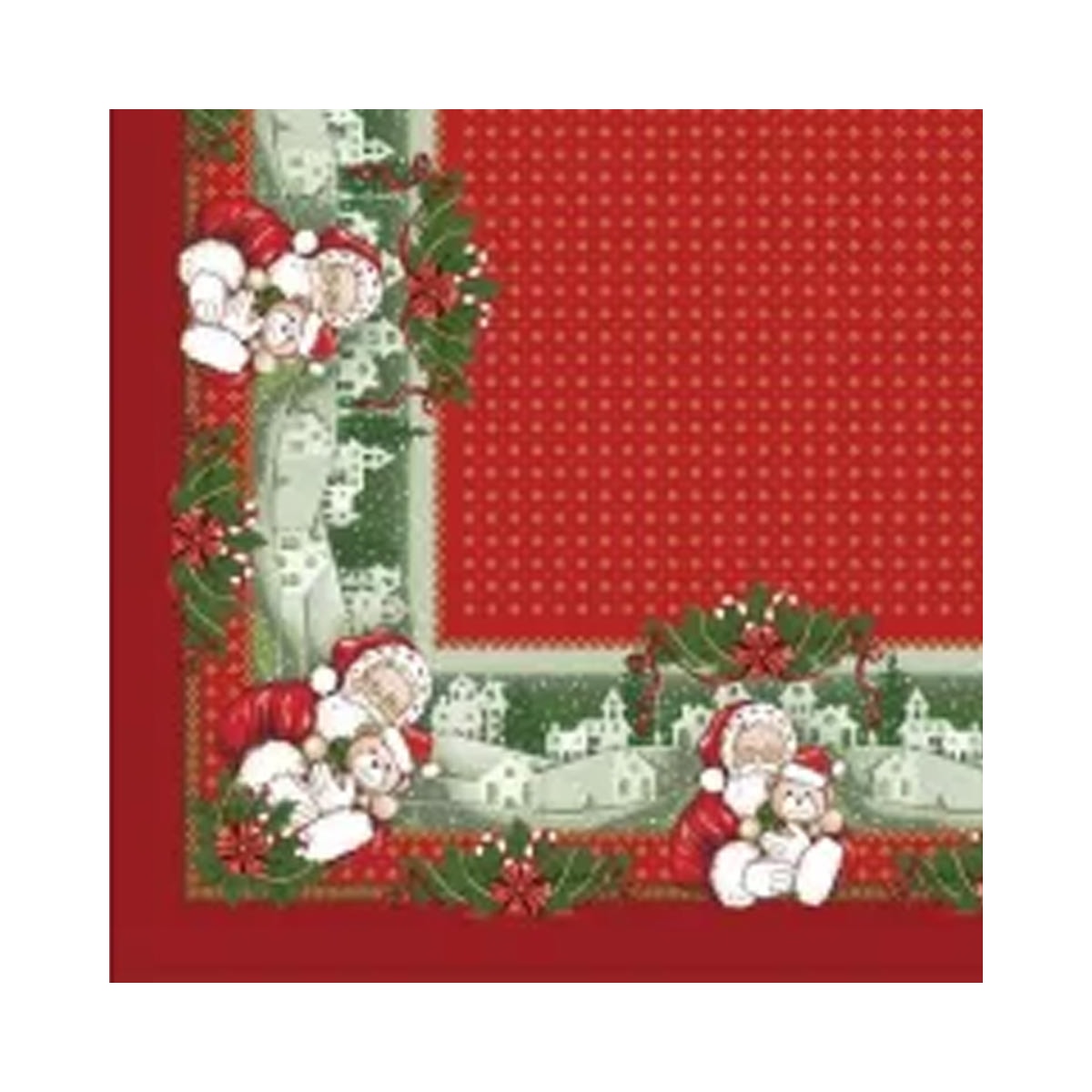Toalha Lepper De Mesa Quadrada 036904 Natal/Papai Noel