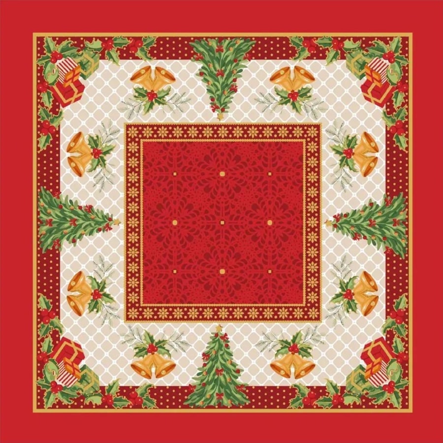 Toalha Lepper De Mesa Quadrada 036904 Natal/Presentes