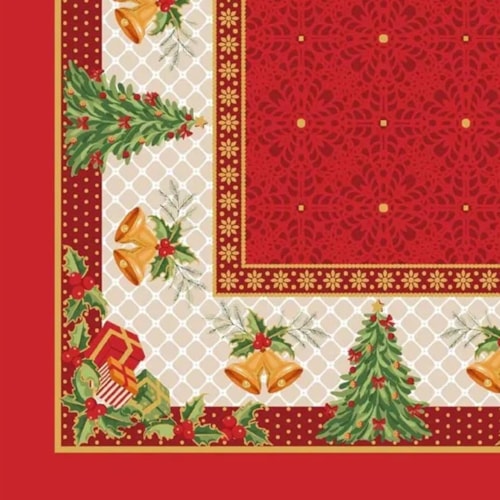 Detalhe - Toalha Lepper De Mesa Quadrada 036904 Natal/Presentes