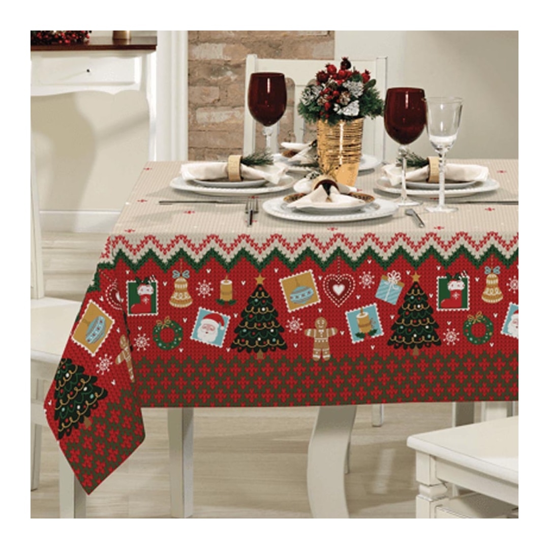 Toalha Lepper De Mesa Retangular Pop-1 Natal Toalha Lepper De Mesa Retangular Pop-1 Natal
