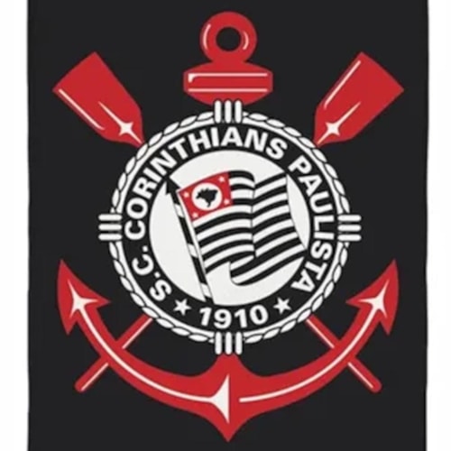 Detalhe - Toalha Lepper De Time 071037 Preto Corinthians