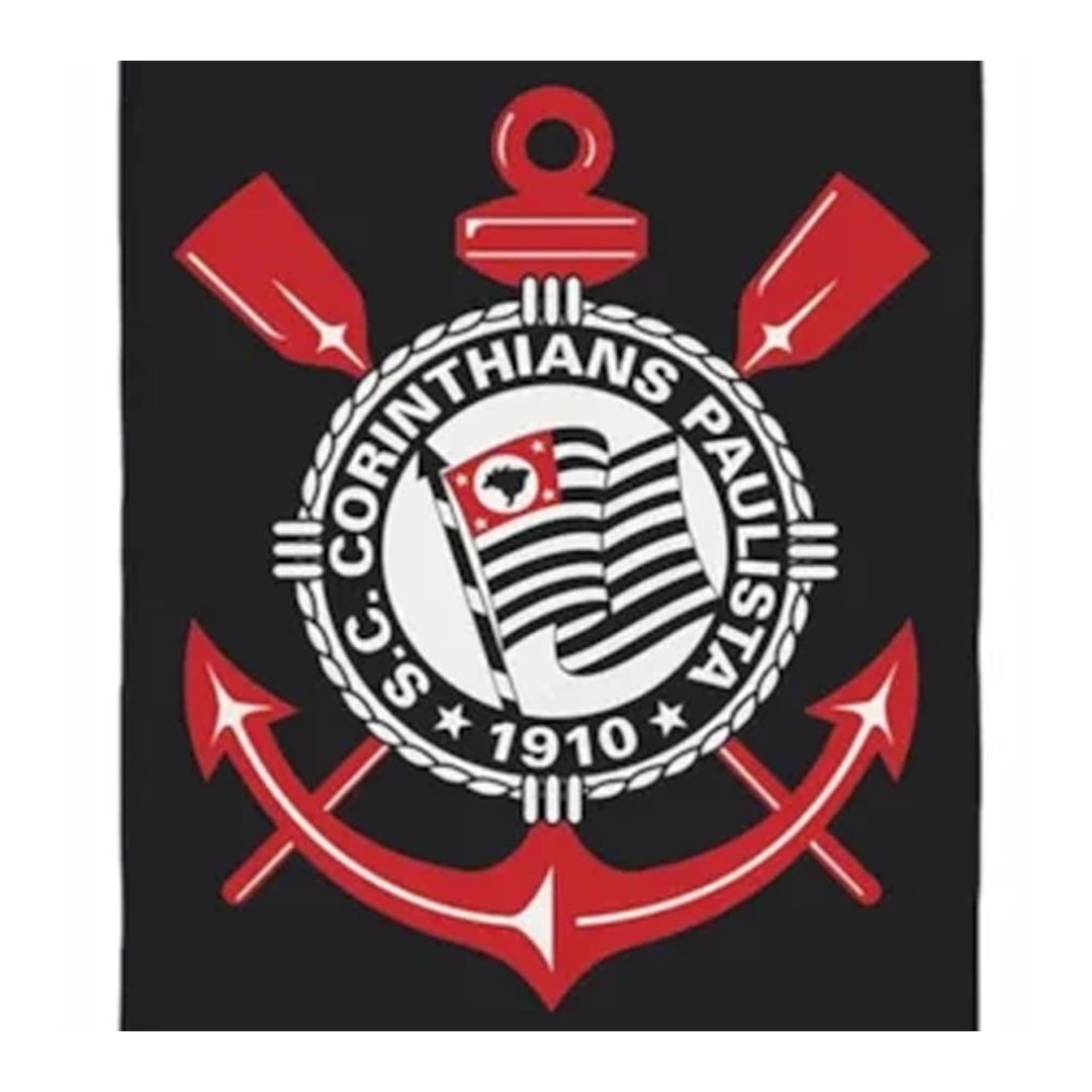 Toalha Lepper De Time 071037 Preto Corinthians Toalha Lepper De Time 071037 Preto Corinthians