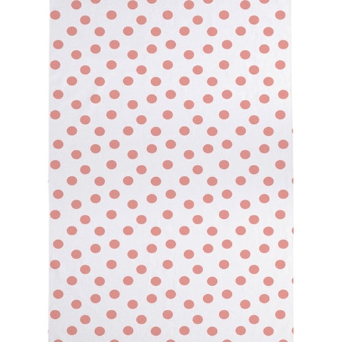 Detalhe - Toalha Teka De Banho Nice Sweet Poa Rosa