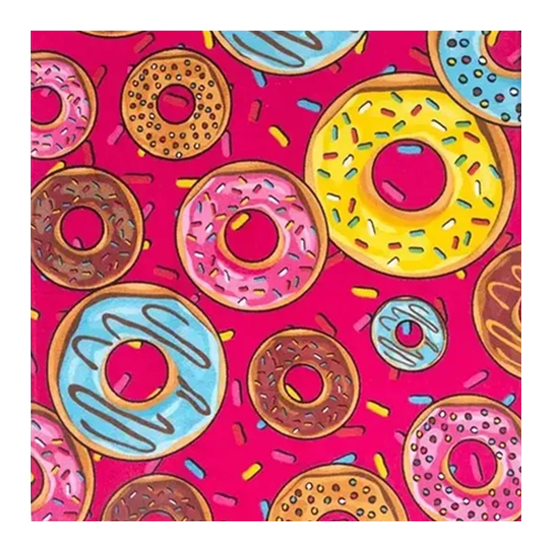 Toalha Teka De Praia Malaga Donuts