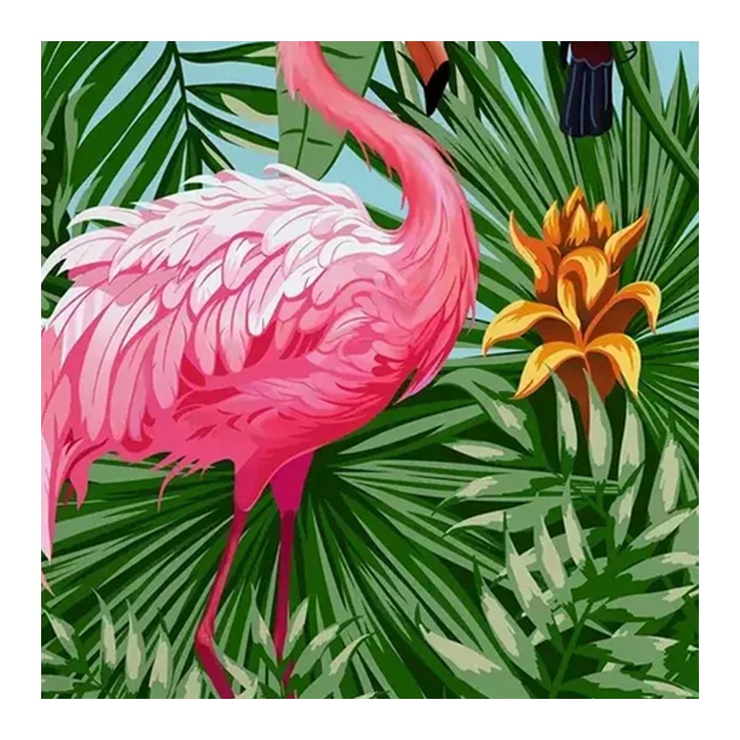 Toalha Teka De Praia Malaga Flamingo Toalha Teka De Praia Malaga Flamingo
