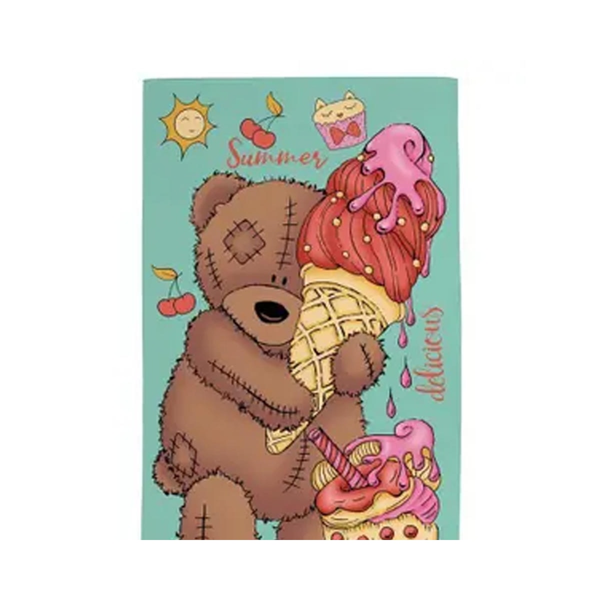 Toalha Teka De Praia Malaga Urso Toalha Teka De Praia Malaga Urso