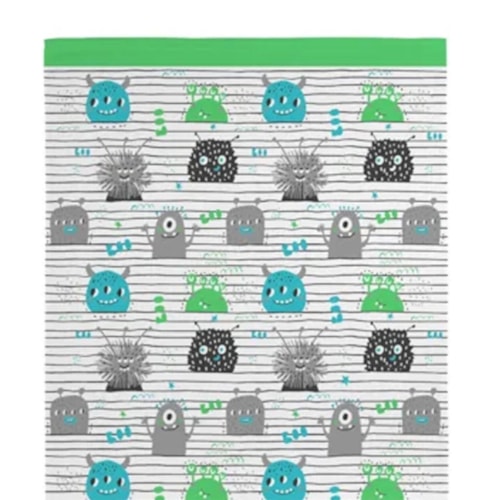 Detalhe - Toalha Teka Felpuda Banho Infantil Candy Boo