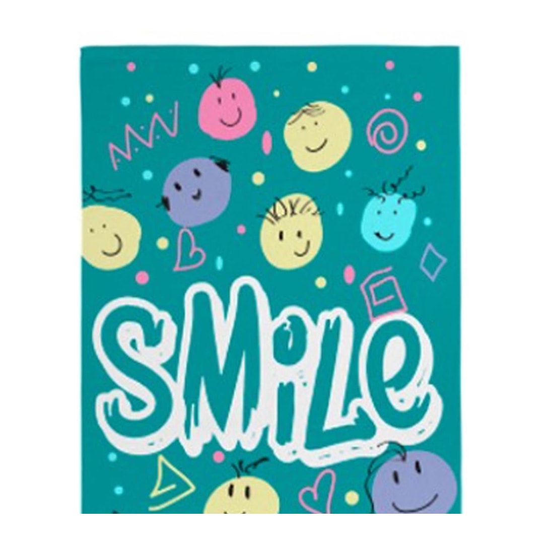Toalha Teka Felpuda Banho Infantil Candy Smile Toalha Teka Felpuda Banho Infantil Candy Smile