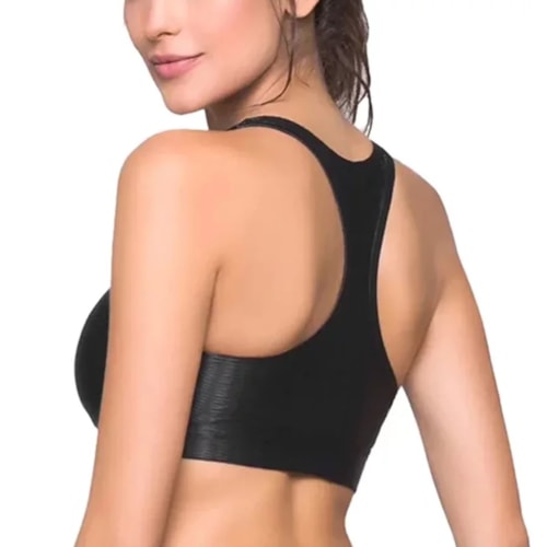 Detalhe - Top 3d Selene Com Bojo 20892 Preto