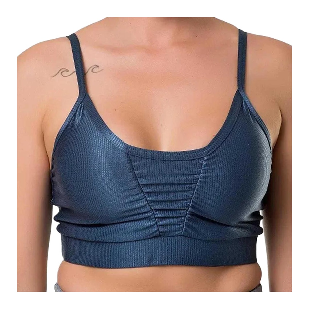 Top Elite Fitness Feminino 129206 Petroleo Top Elite Fitness Feminino 129206 Petroleo