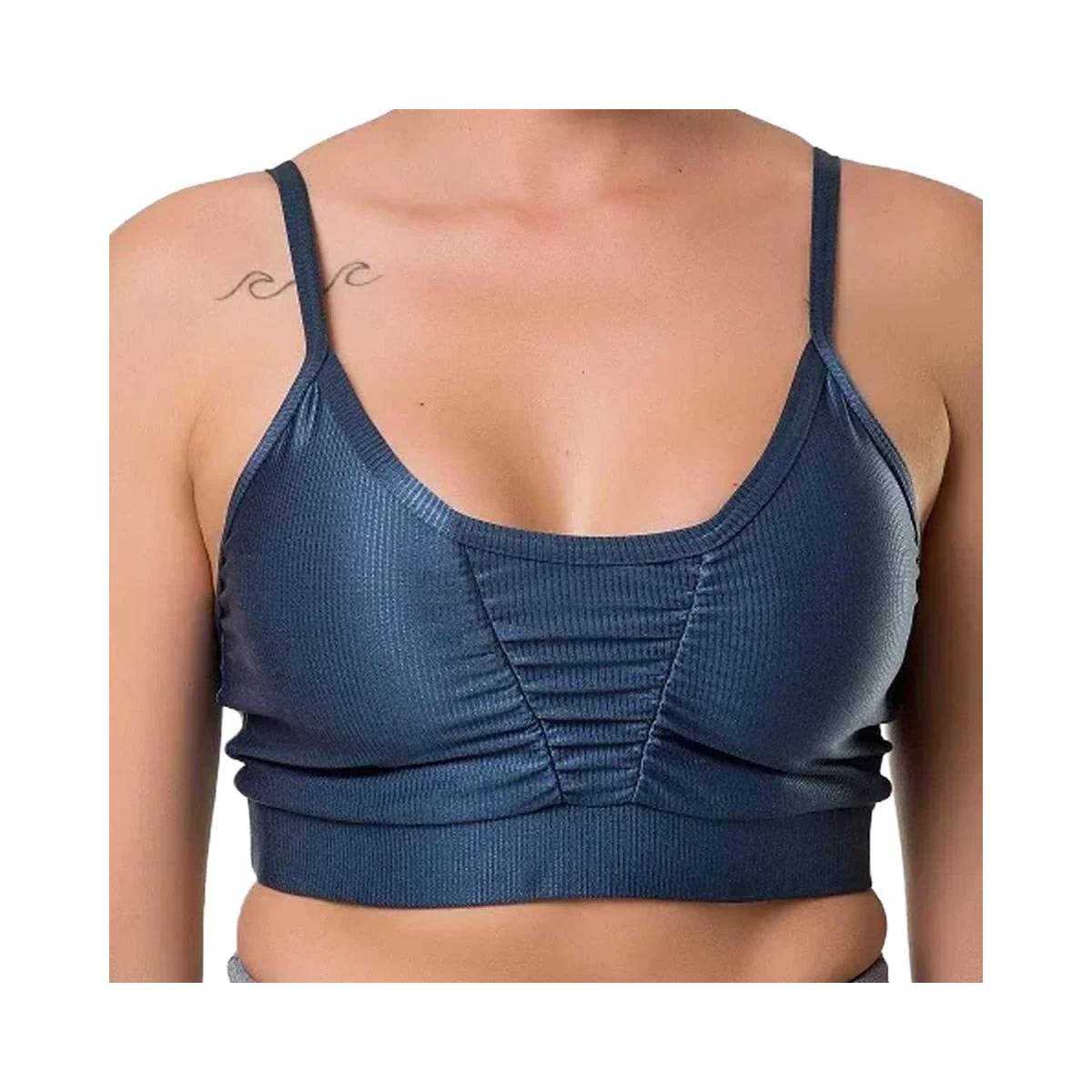 Top Elite Fitness Feminino 129206 Petroleo Top Elite Fitness Feminino 129206 Petroleo