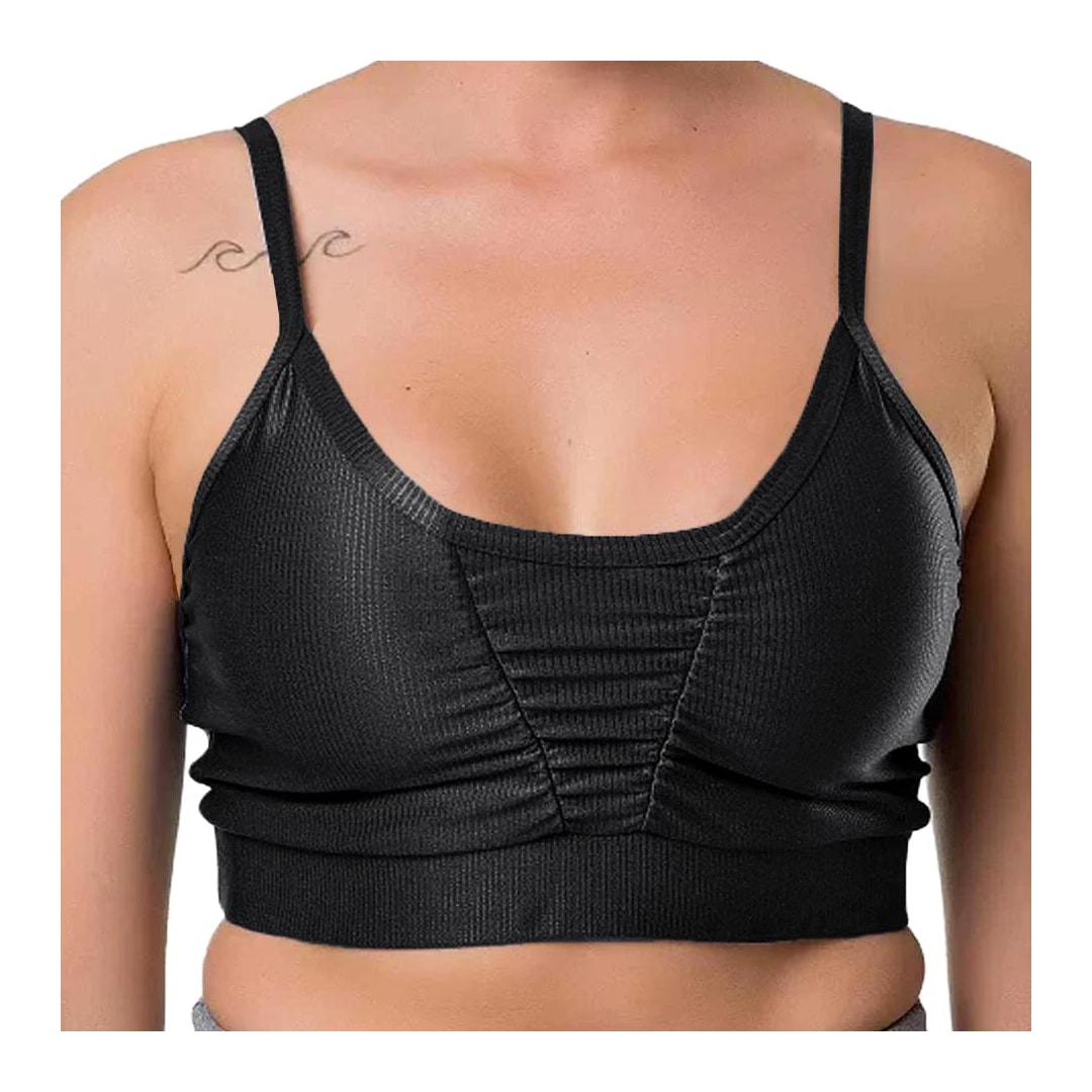 Top Elite Fitness Feminino 129206 Preto Top Elite Fitness Feminino 129206 Preto