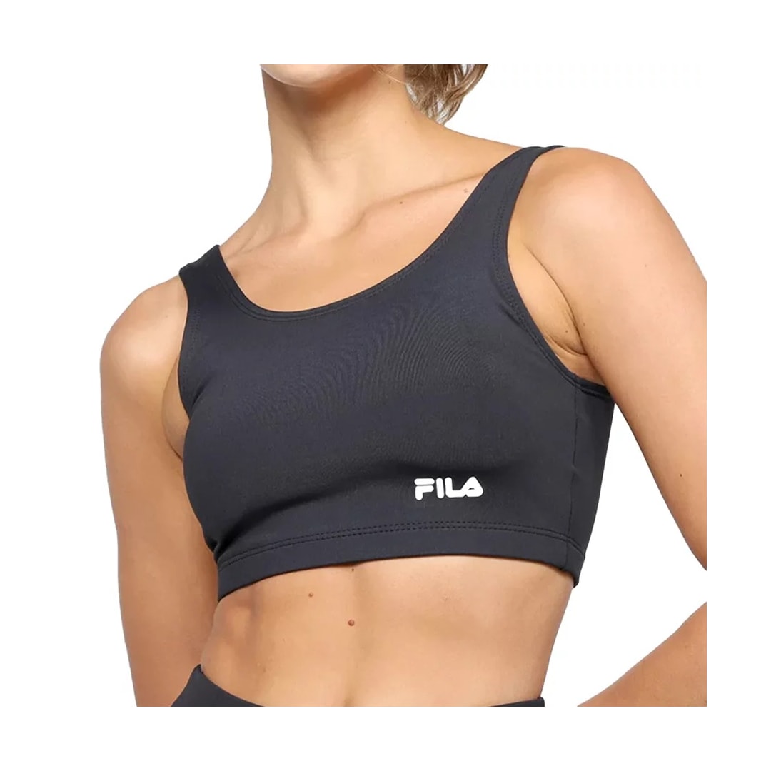 Top Fila Com Bojo Feminino Essential Ii Tr450125 Preto/Branco