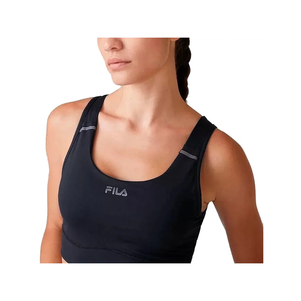 Top Fila Feminino Performance F12r058 Preto/Preto Top Fila Feminino Performance F12r058 Preto/Preto