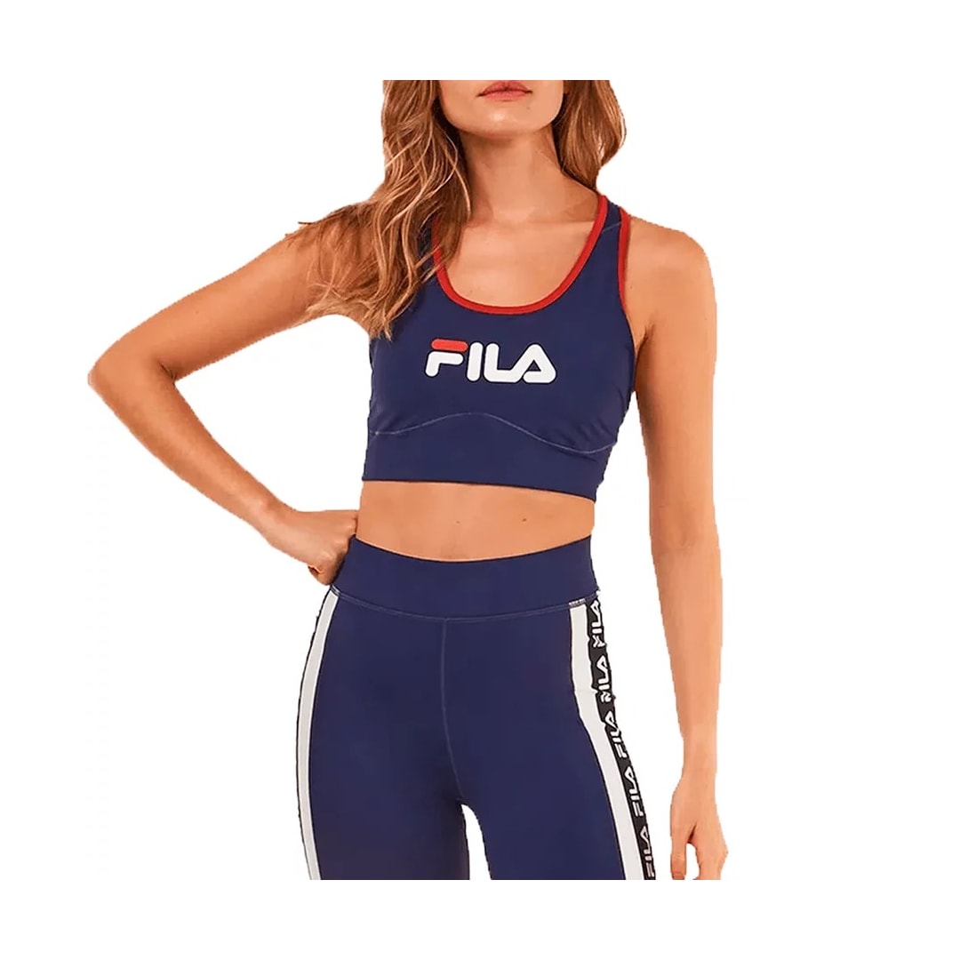 Top Fila Feminino Pro F12r052 Marinho Top Fila Feminino Pro F12r052 Marinho