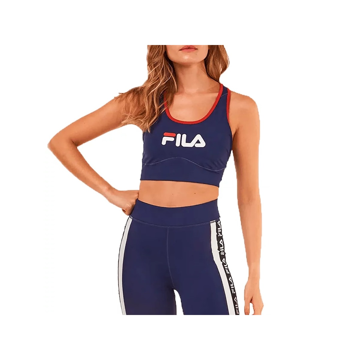 Top Fila Feminino Pro F12r052 Marinho Top Fila Feminino Pro F12r052 Marinho