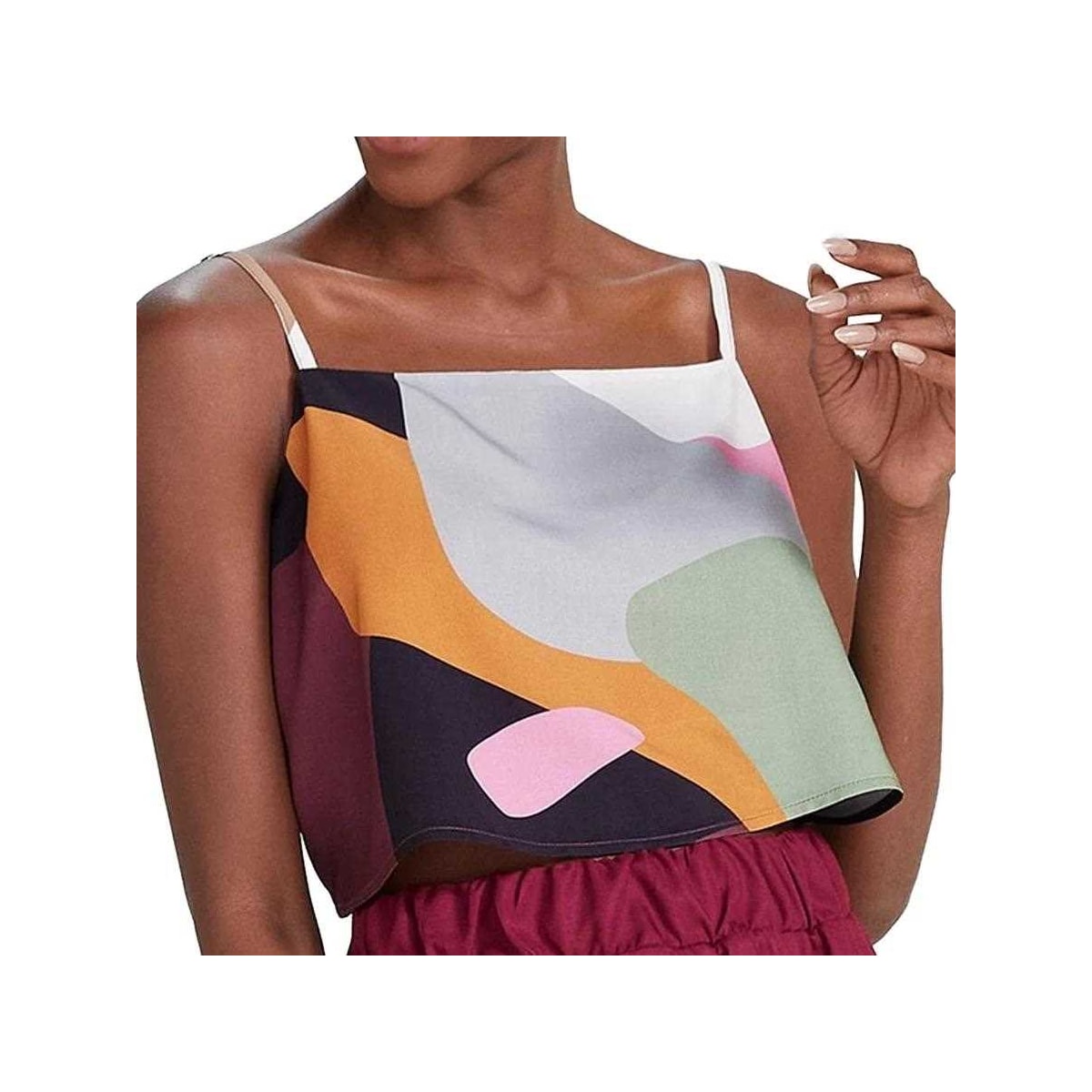 Top Hering Feminino Hf58 Rosa/Preto/Branco Top Hering Feminino Hf58 Rosa/Preto/Branco