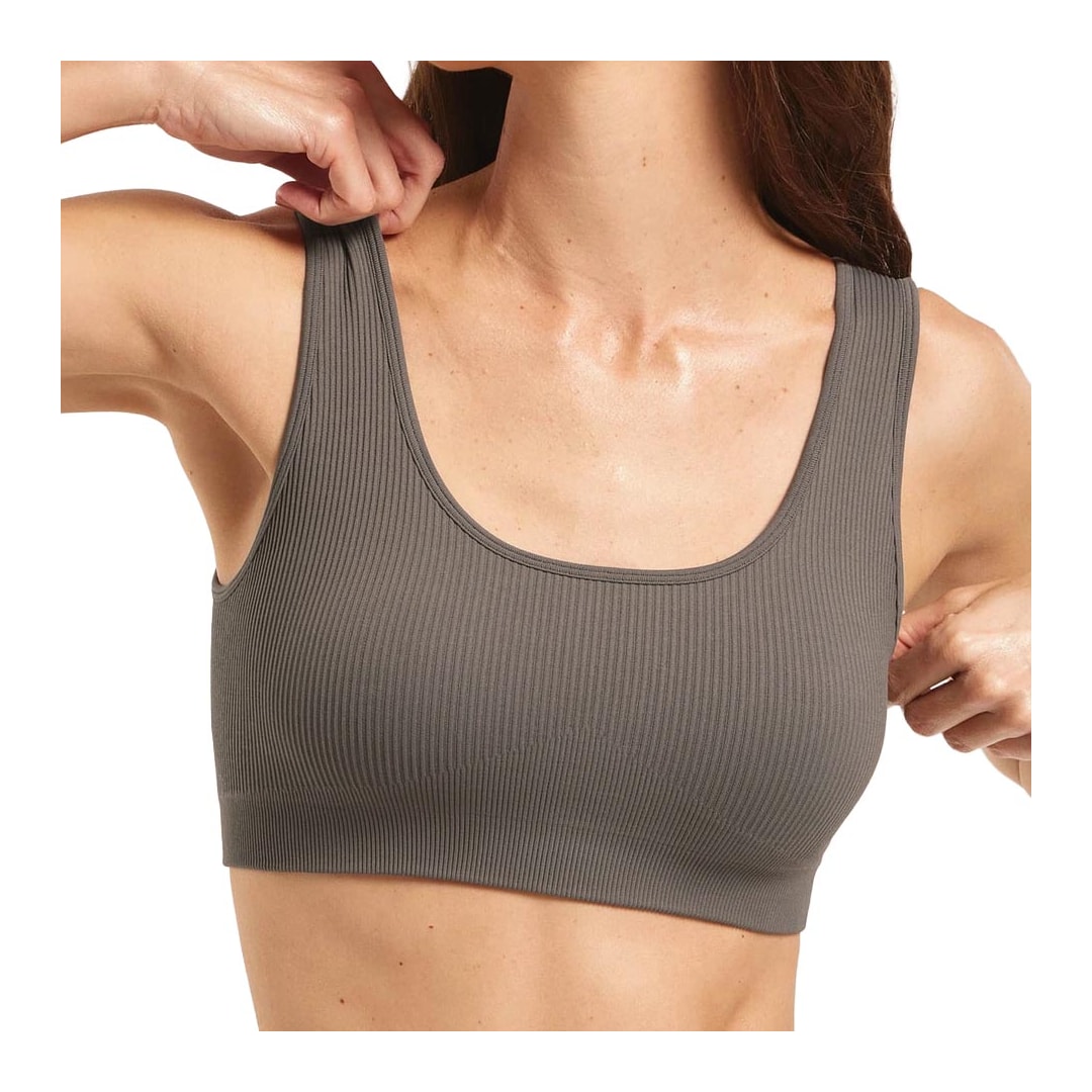 Top Hering Fitness Bojo Removível Sc34 Cinza Top Hering Fitness Bojo Removível Sc34 Cinza