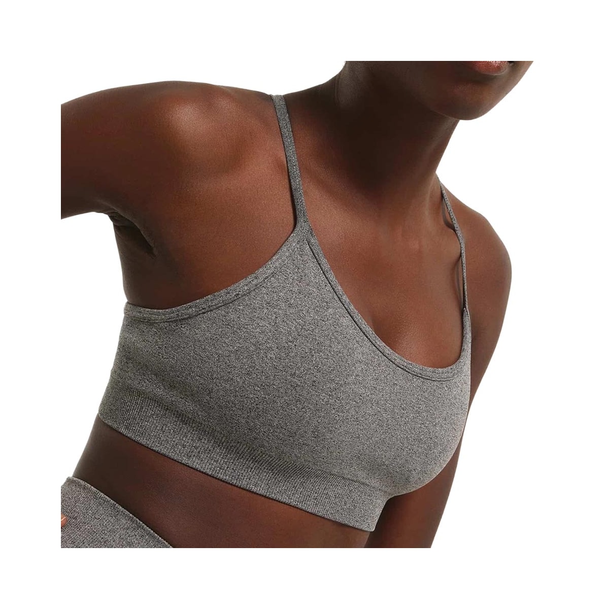 Top Hering Fitness Sem Bojo Sc4h Mescla Cinza