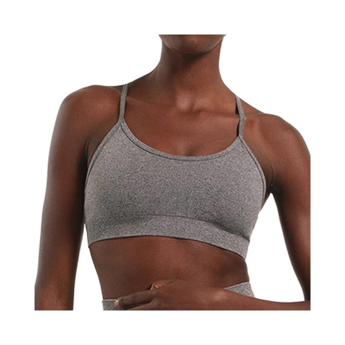 Top Hering Fitness Sem Bojo Sc4h Mescla Cinza