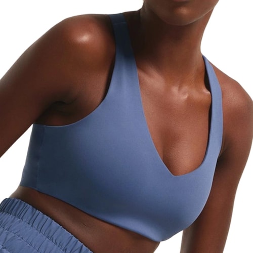 Top Hering Nadador Com Bojo Removível Sceu Azul Anil