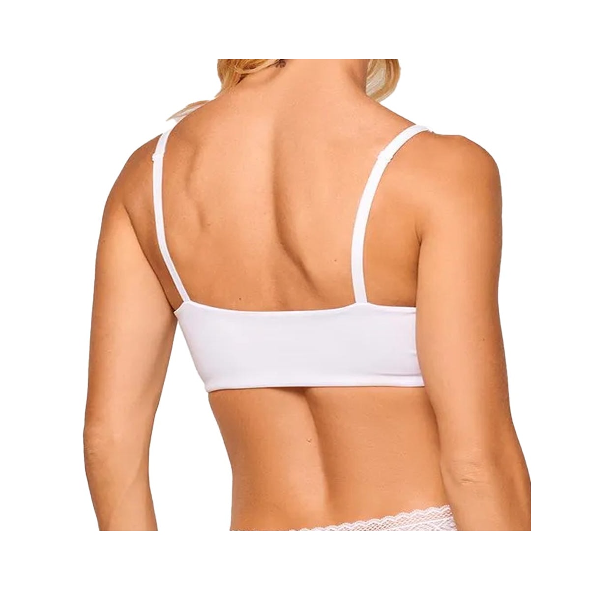 Top Liebe Bojo Removível Lycra 103802 Branco