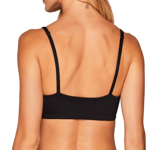 Detalhe - Top Liebe Com Bojo Lycra 103802 Preto