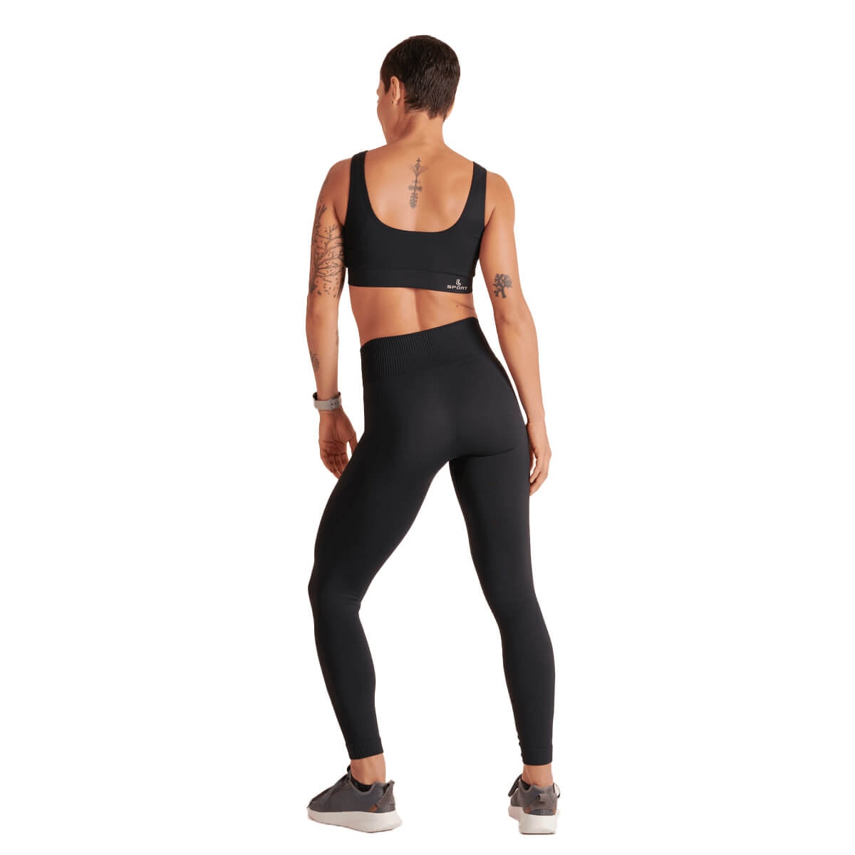 Top Lupo Basic 71843 Preta Top Lupo Basic 71843 Preta