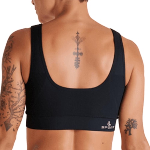 Detalhe - Top Lupo Basic 71843 Preta