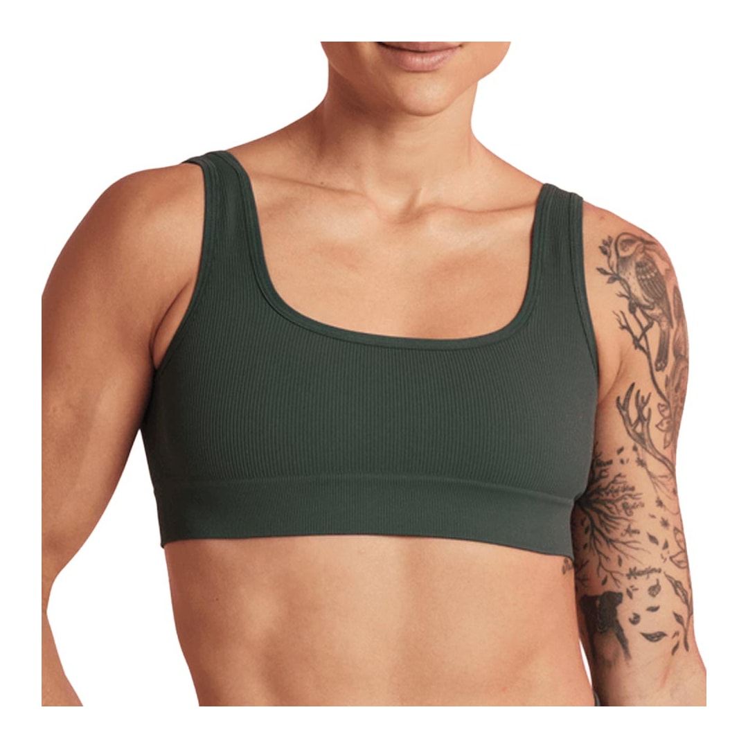 Top Lupo Feminino Canelado Seamless Sem Bojo 71914 Verde Top Lupo Feminino Canelado Seamless Sem Bojo 71914 Verde