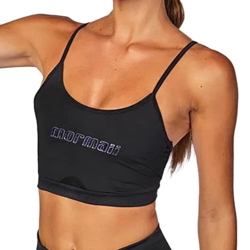 Top Mormaii Feminino Com Bojo Removível 80018 Preto