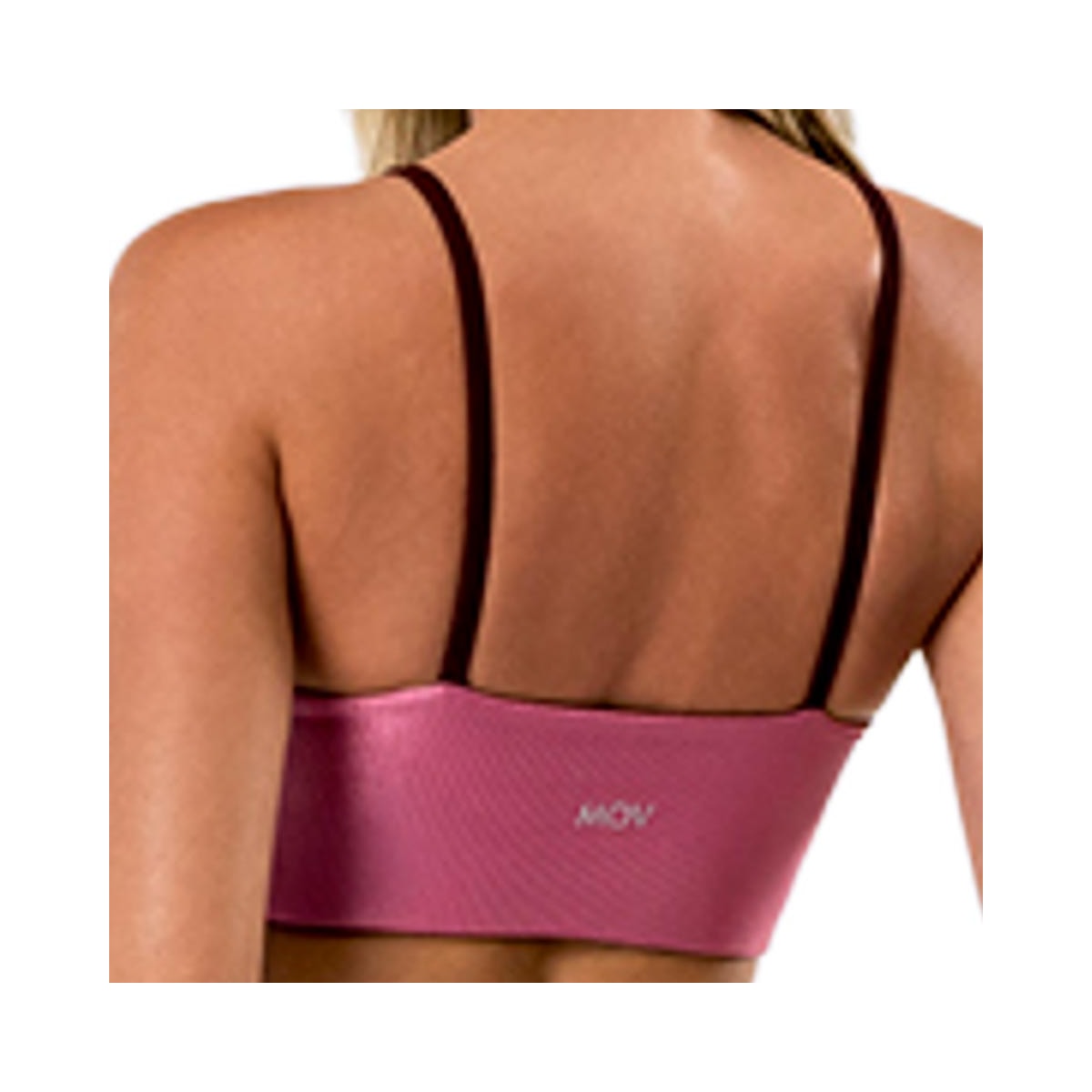 Top Mov Fitness Sem Bojo Dupla Face M0417 Burgundy Top Mov Fitness Sem Bojo Dupla Face M0417 Burgundy