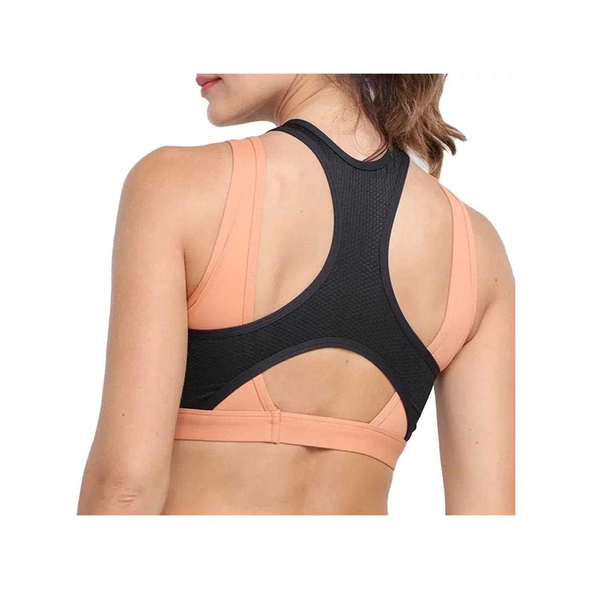 Top Rainha Feminino Pro 4420097 Cocada/Preto