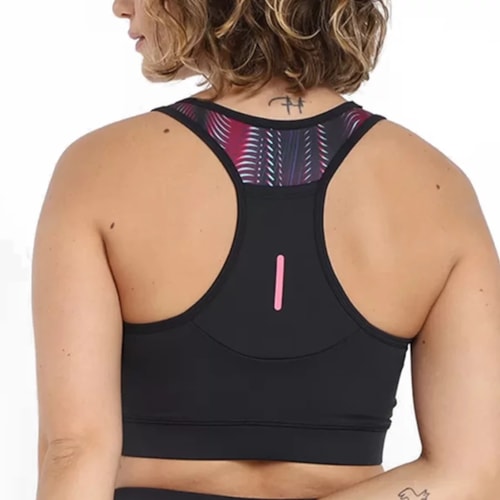 Detalhe - Top Rainha Feminino Tech 4421020 Preto