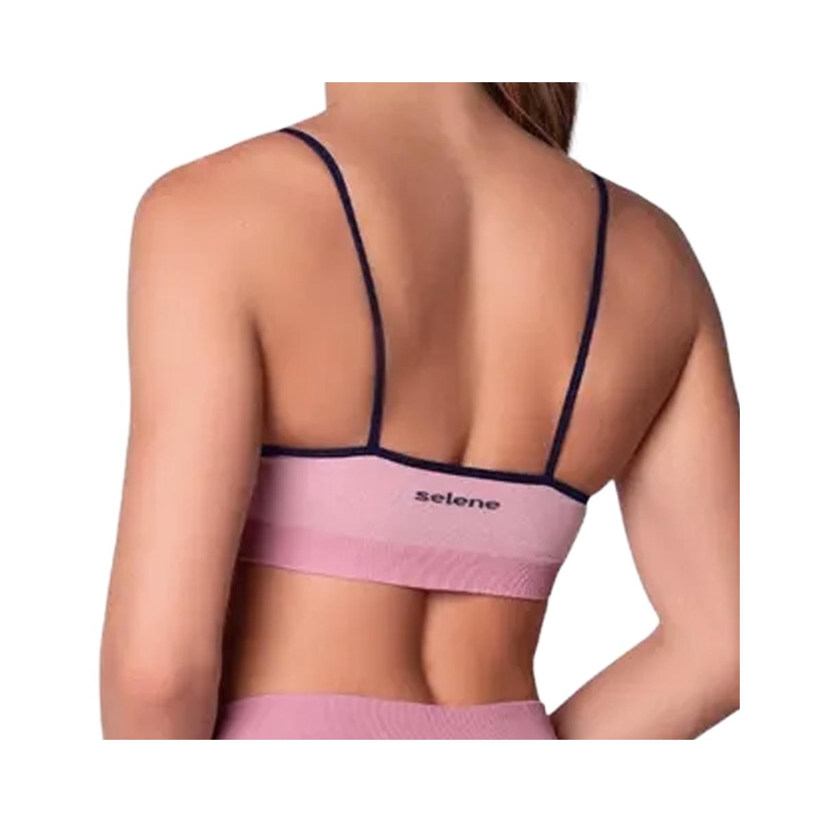Top Selene Fitness Com Bojo 20927 Malva Mescla