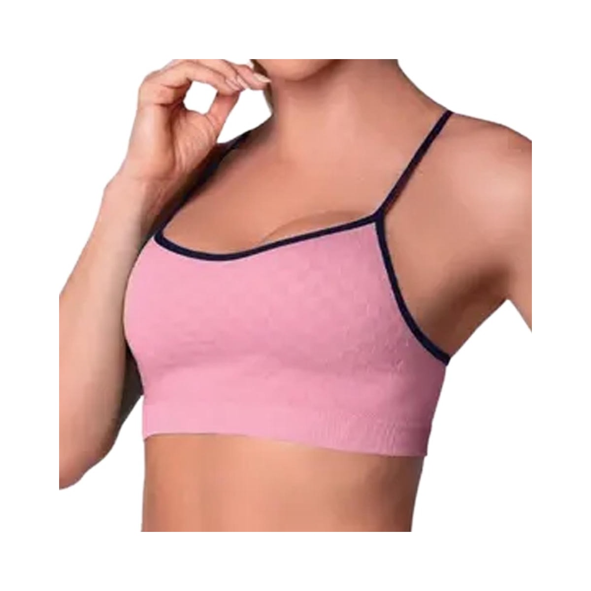 Top Selene Fitness Com Bojo 20927 Malva Mescla
