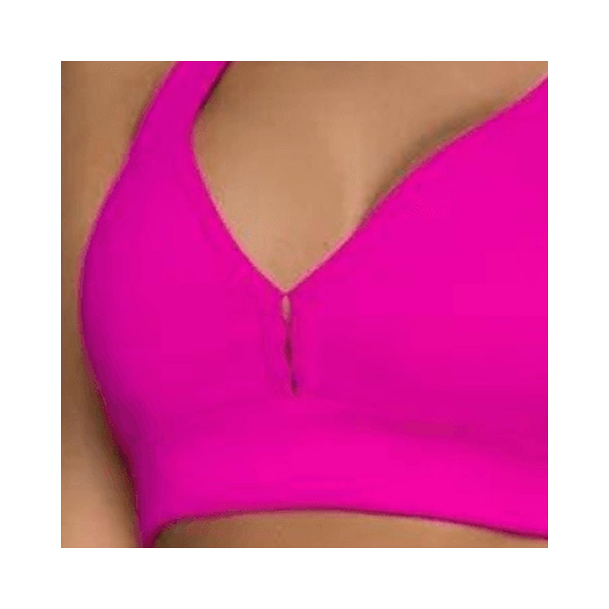 Top Selene Fitness Com Bojo Removível 24842 Pink Top Selene Fitness Com Bojo Removível 24842 Pink