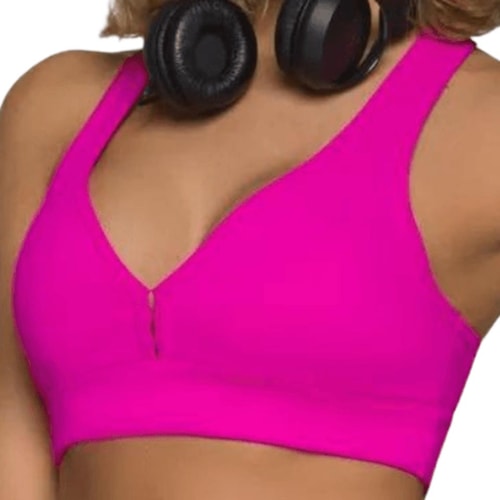 Top Selene Fitness Com Bojo Removível 24842 Pink
