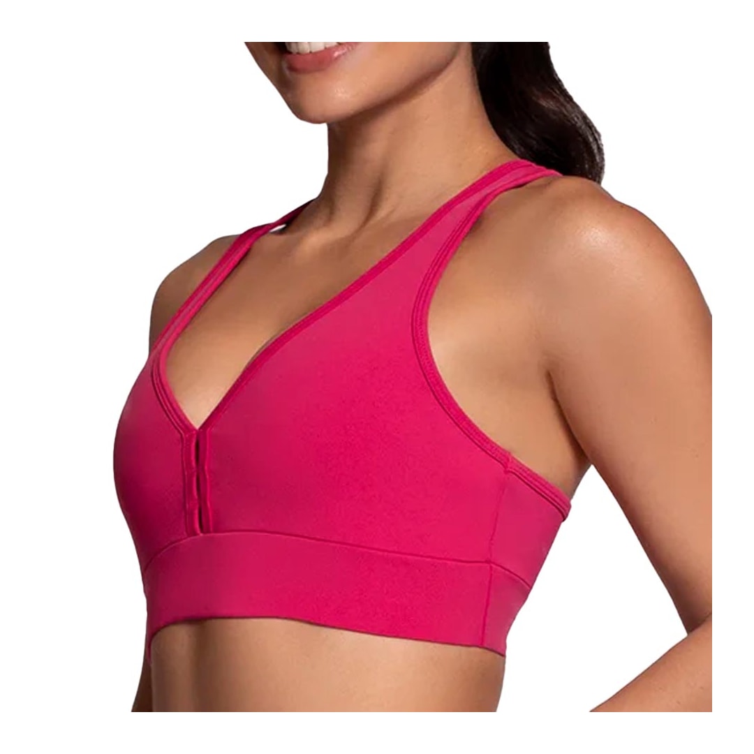 Top Selene Fitness Com Bojo Removível 24842 Rosa Escuro