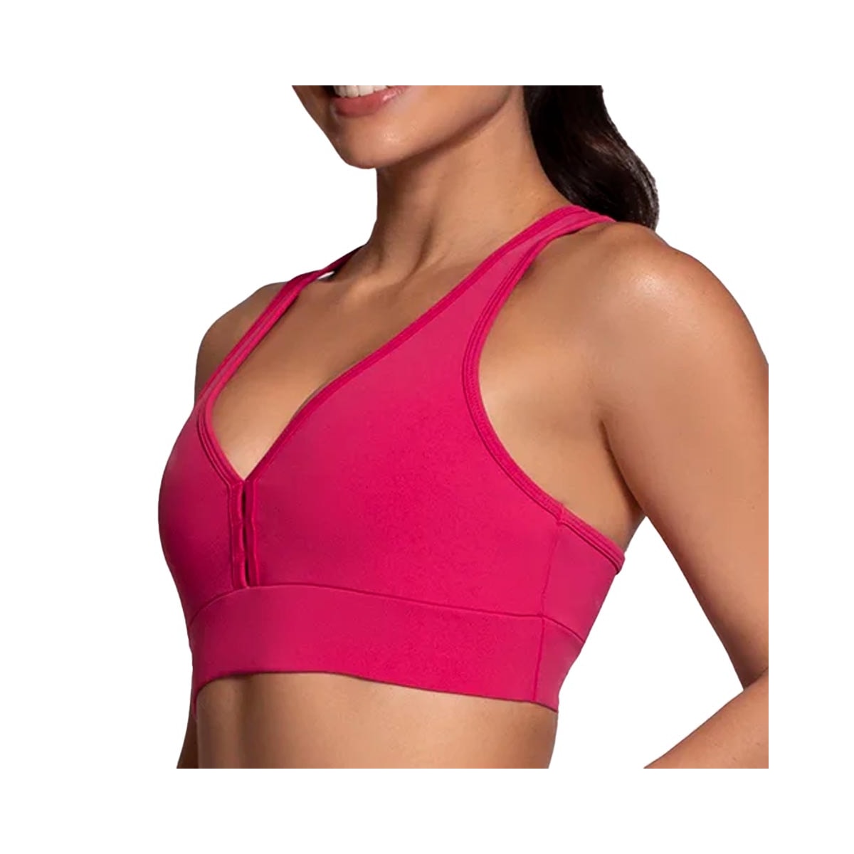 Top Selene Fitness Com Bojo Removível 24842 Rosa Escuro