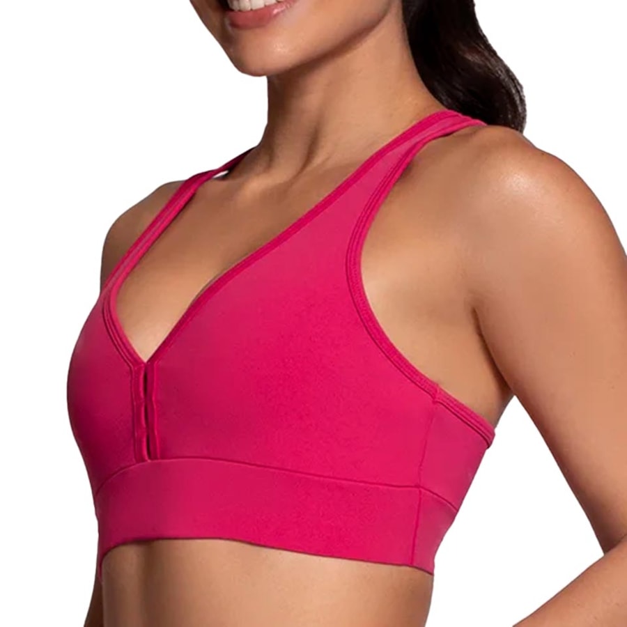 Top Selene Fitness Com Bojo Removível 24842 Rosa Escuro Top Selene Fitness Com Bojo Removível 24842 Rosa Escuro