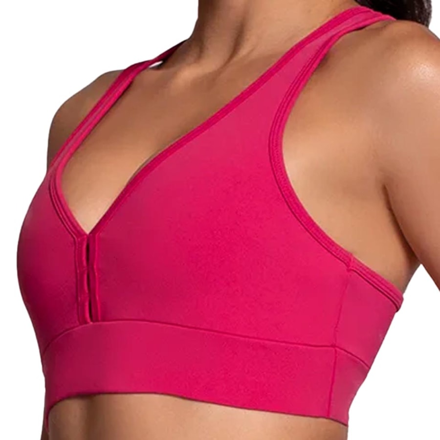 Top Selene Fitness Com Bojo Removível 24842 Rosa Escuro Top Selene Fitness Com Bojo Removível 24842 Rosa Escuro