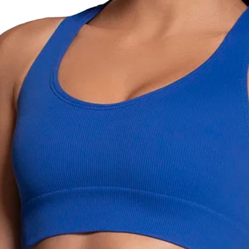 Detalhe - Top Selene Fitness Sem Bojo 20916 Nautico