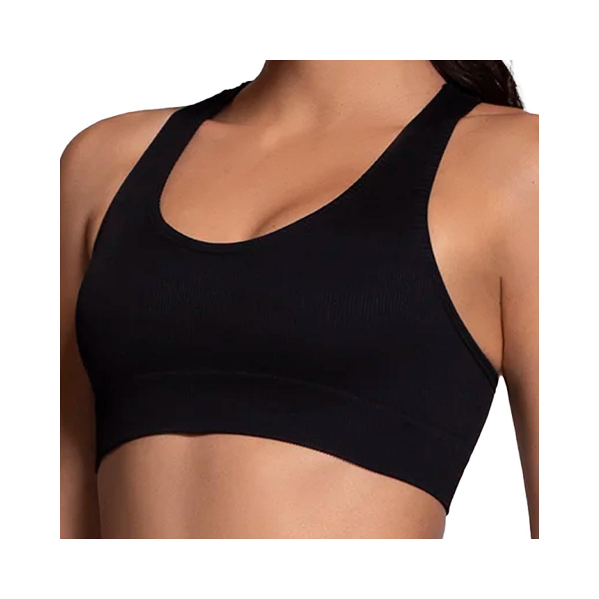 Top Selene Fitness Sem Bojo 20916 Preto Top Selene Fitness Sem Bojo 20916 Preto