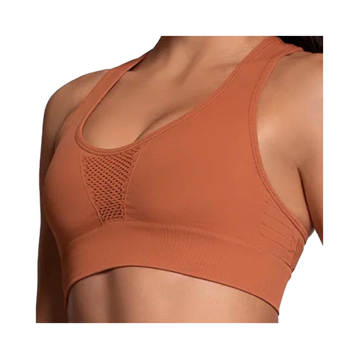 Top Selene Fitness Sem Bojo 20962 Caramelo
