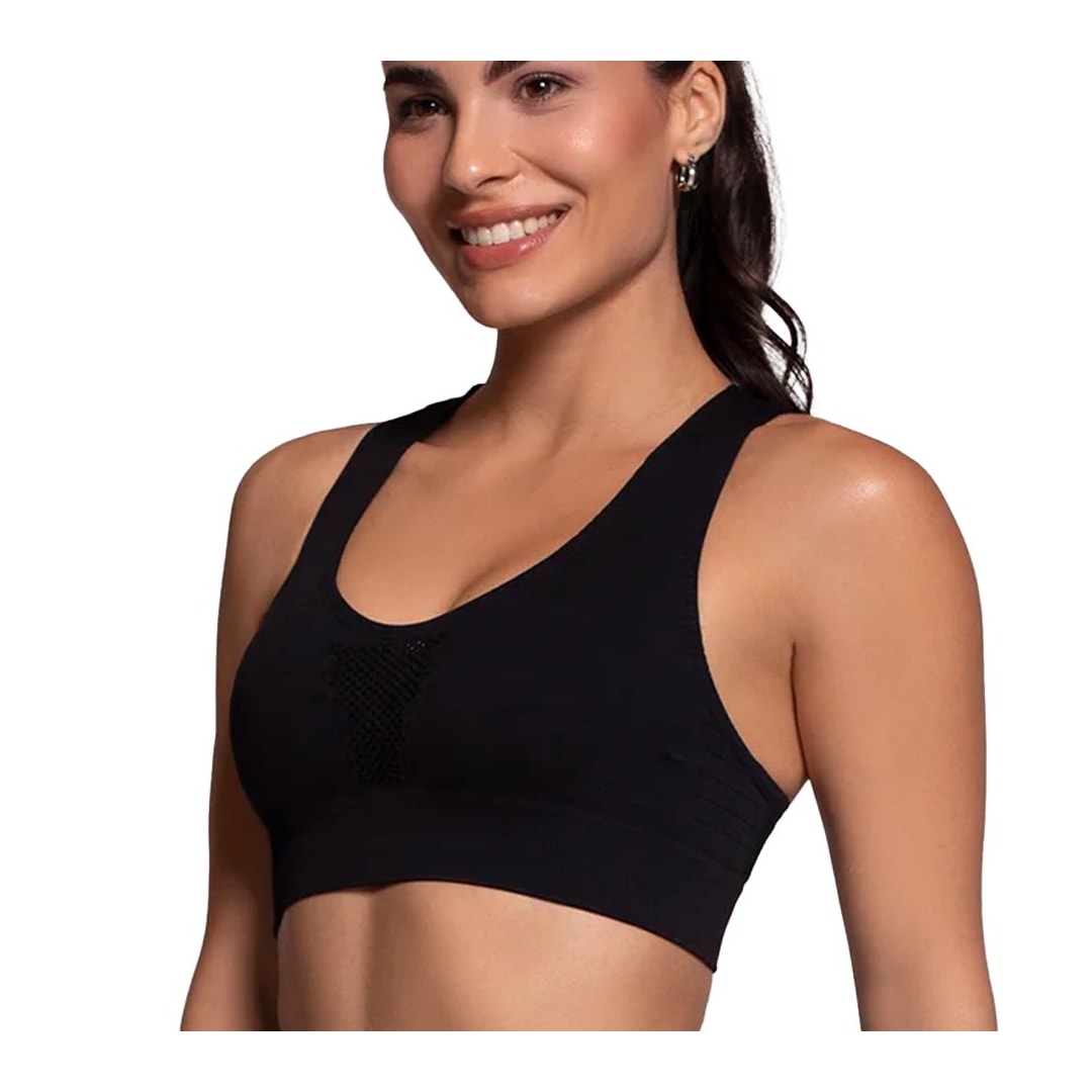 Top Selene Fitness Sem Bojo 20962 Preto